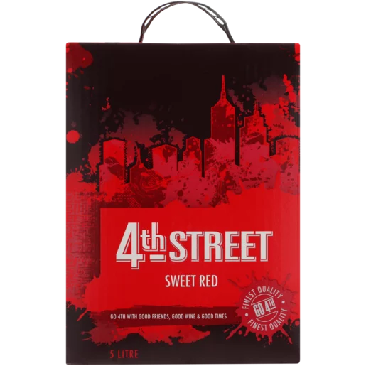 Alcohol Package for Every Occasion 3 4th STREET Sweet Red Wine Box 5L